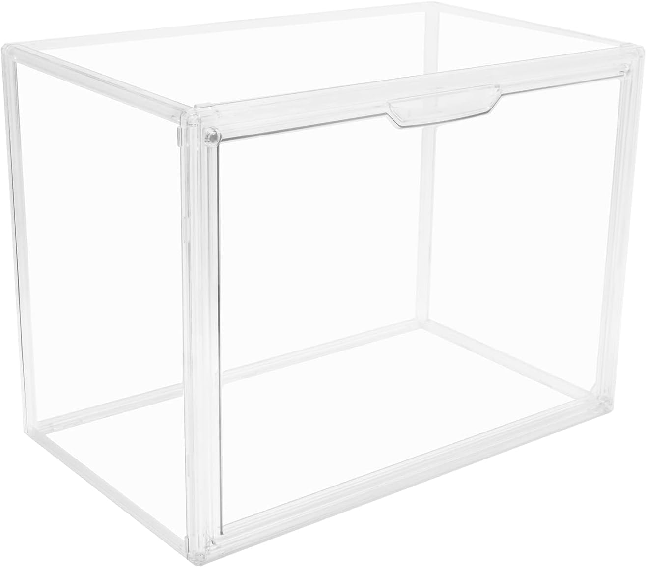 Clear Stackable Acrylic Storage Bin with Lid, Large