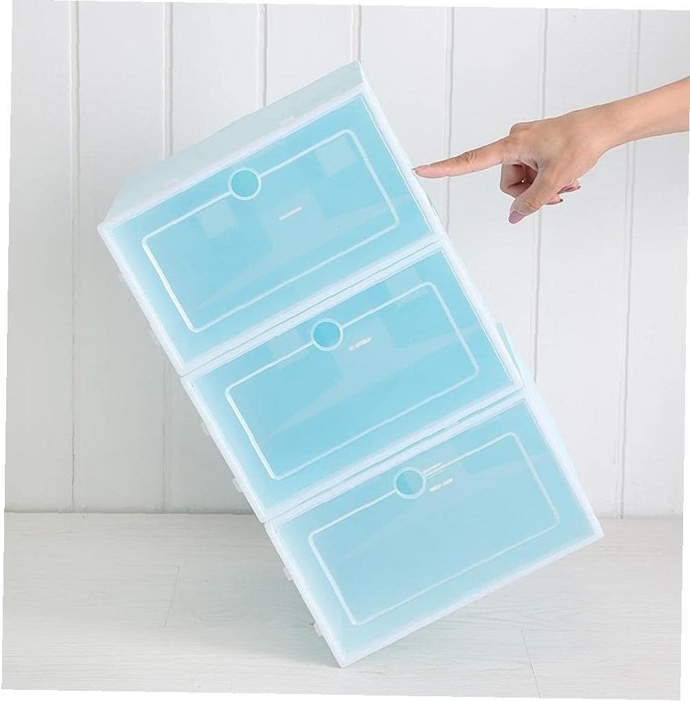 Transparent Foldable Shoe Box (Single Unit)