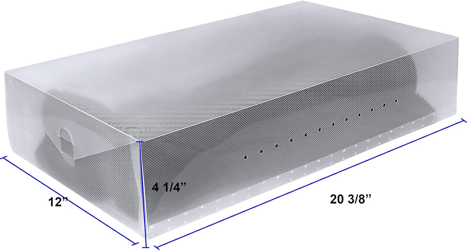 Transparent Foldable Boot Storage Box (5-Pack) - Image 2